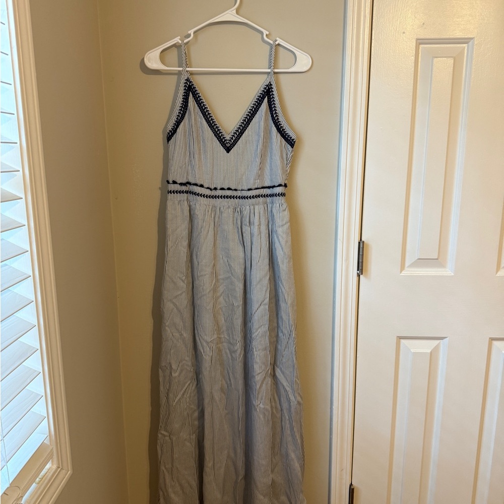 Elegant Blue Maxi Dress